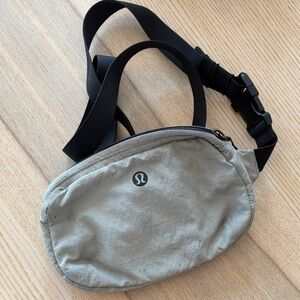 lululemon athletica Black and Gray Belt Bag